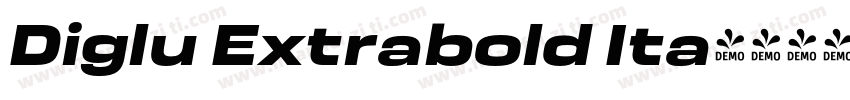 Diglu Extrabold Ita字体转换